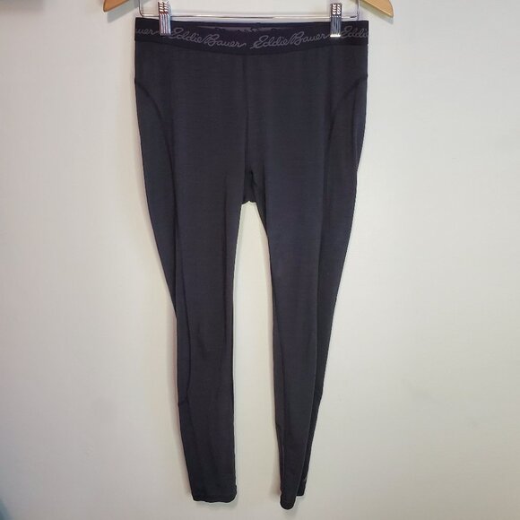 FIRST ASCENT EDDIE BAUER Merino Wool Blend Base Layer Legging Pants Womens Small - Picture 1 of 10